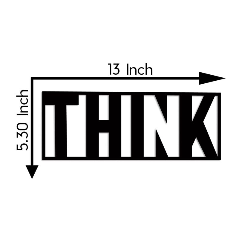 Think Sign Wall Decor - Image 3